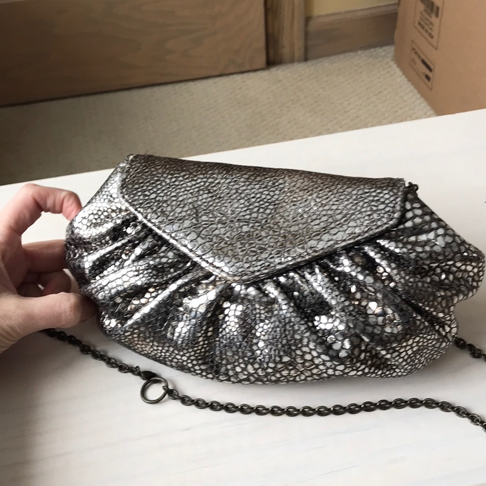 Lauren Merkin “Diana” Metallic crossbody Clutch